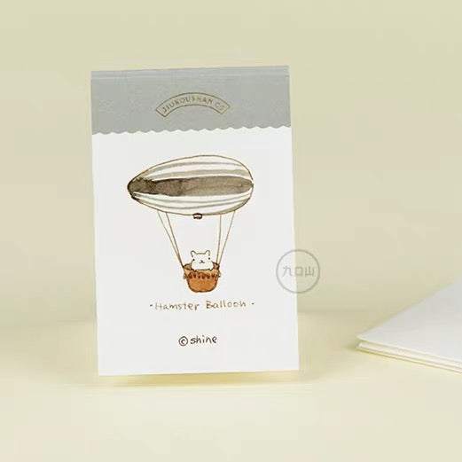 Hot Air Balloon Travel Notepad Series