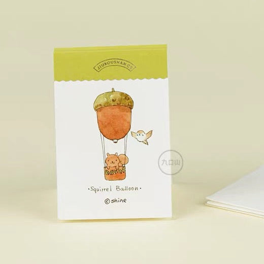 Hot Air Balloon Travel Notepad Series