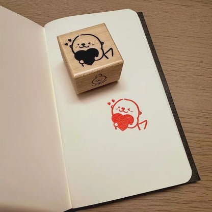 Bibi&Tata Heart stamp
