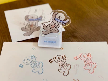 Bibi&Tata Ski Stamp