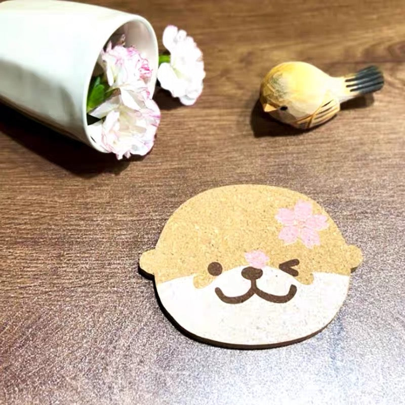 Tata Sakura Cork Coaster