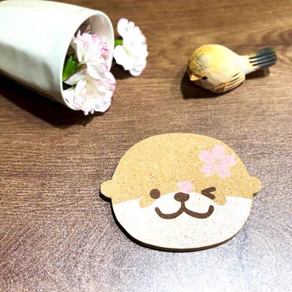 Tata Sakura Cork Coaster