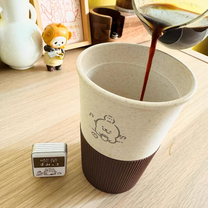Bibi & Tata Eco-friendly Wheat Straw Travel Mug（Coffee Cup）