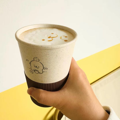 Bibi & Tata Eco-friendly Wheat Straw Travel Mug（Coffee Cup）