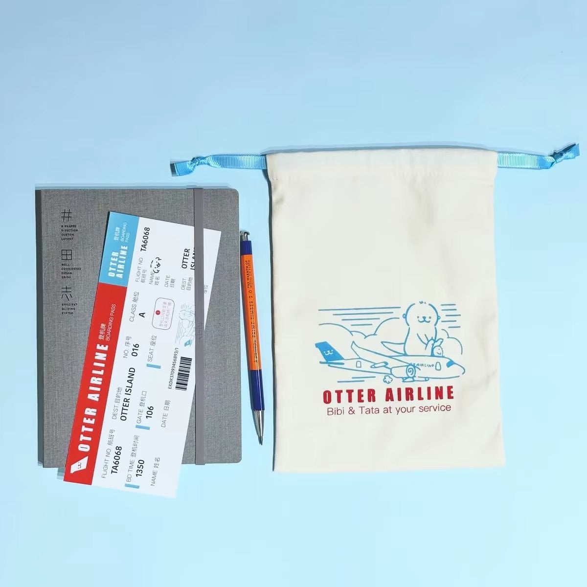 TATA airline pocket bag