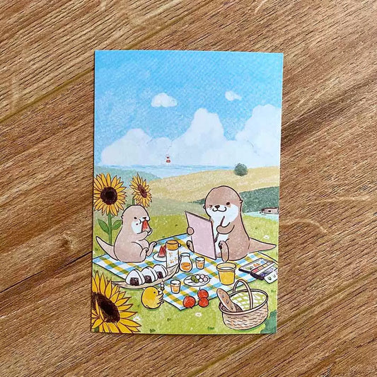 Bibi&Tata Picnic Daydream Postcard