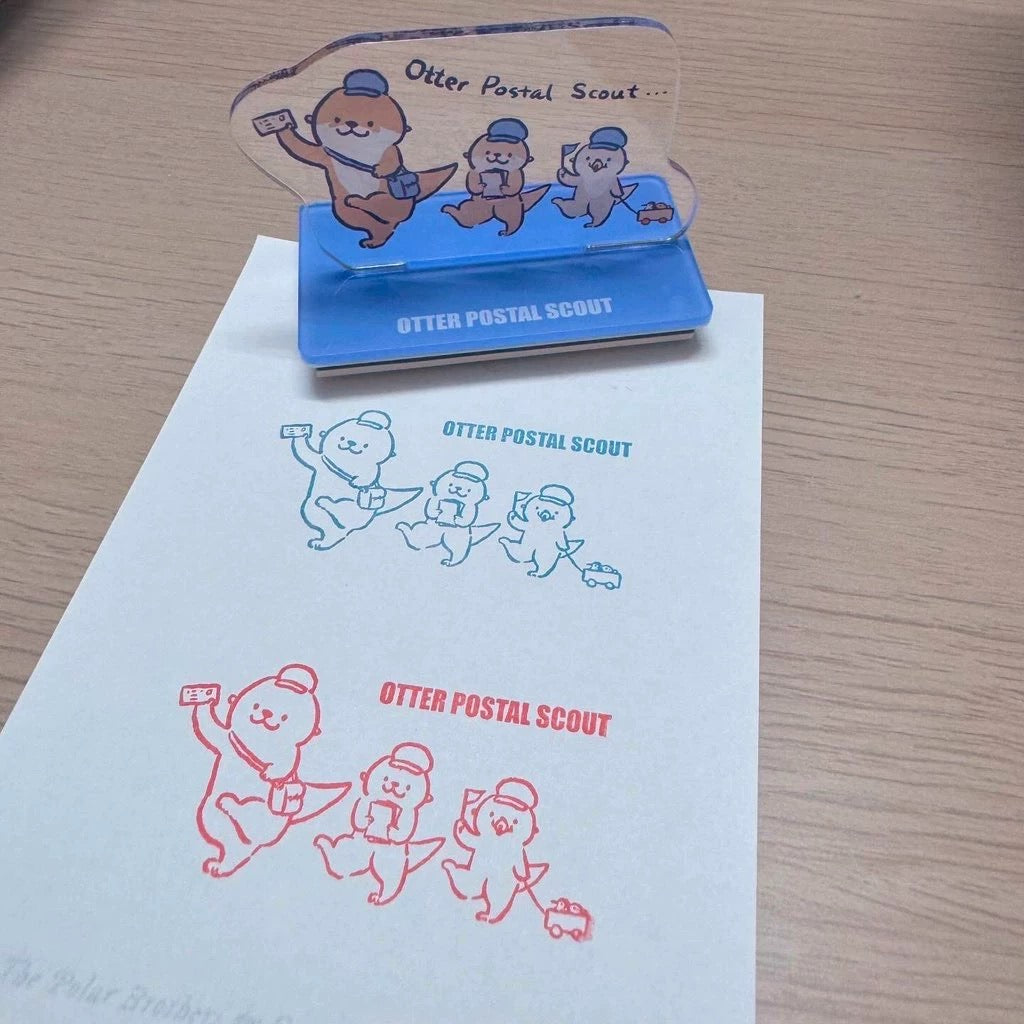 Otter Postal Scout Stamp
