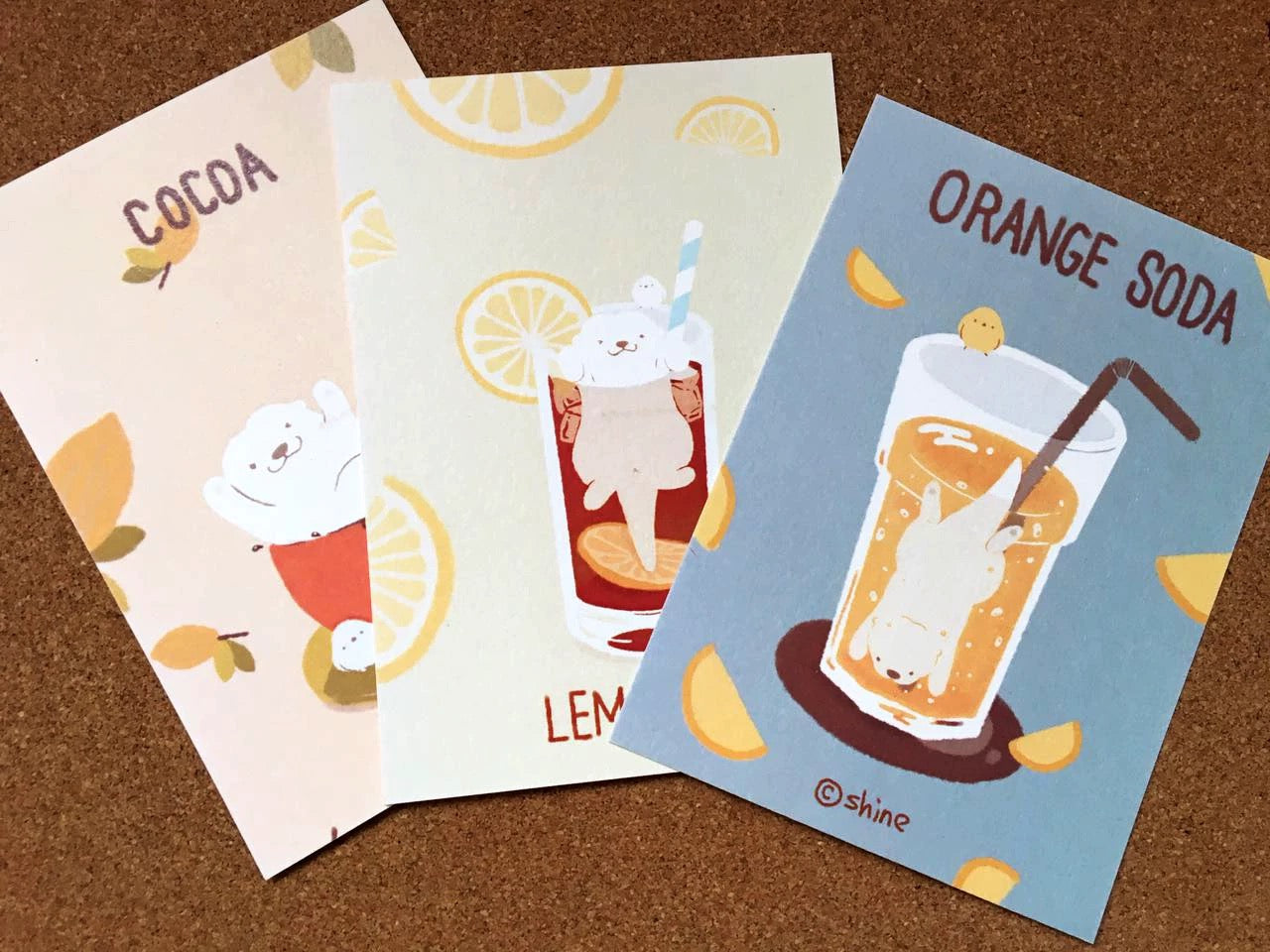Bibi&Tata Cute drink postcard