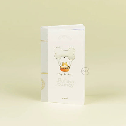 Bibi&Tata x 九口山 mininote Kawaii Hot Air Balloon Travel Notebook