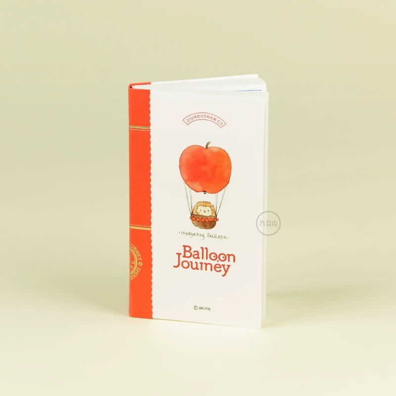 Bibi&Tata x 九口山 mininote Kawaii Hot Air Balloon Travel Notebook
