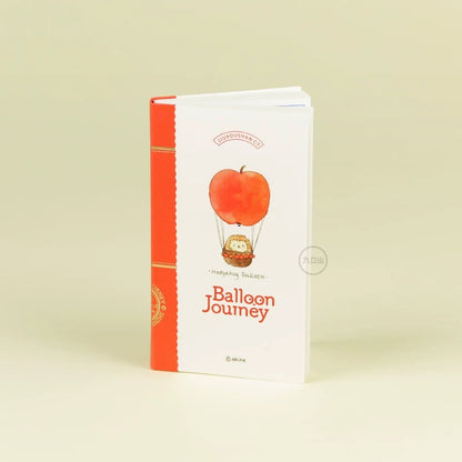 Bibi&Tata x 九口山 mininote Kawaii Hot Air Balloon Travel Notebook