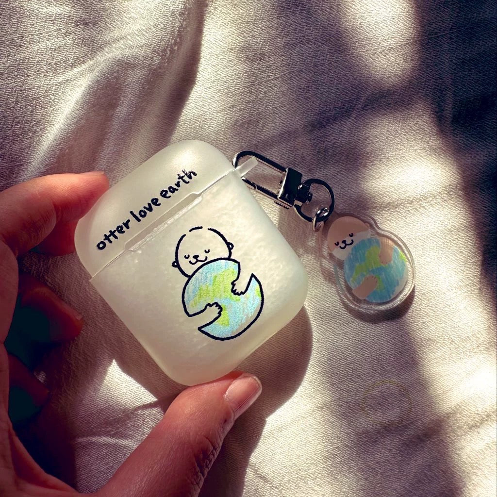 Earth day matte AirPods case