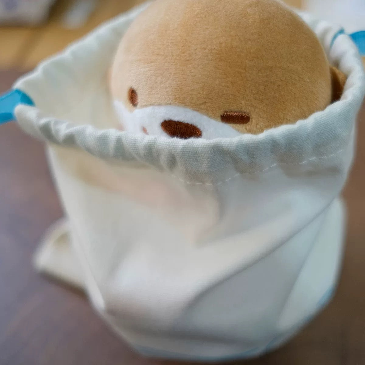 Otter love fish plush