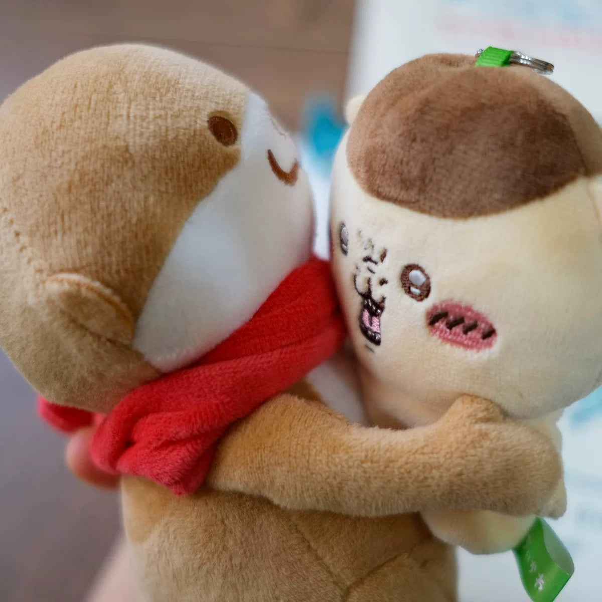 Otter love fish plush