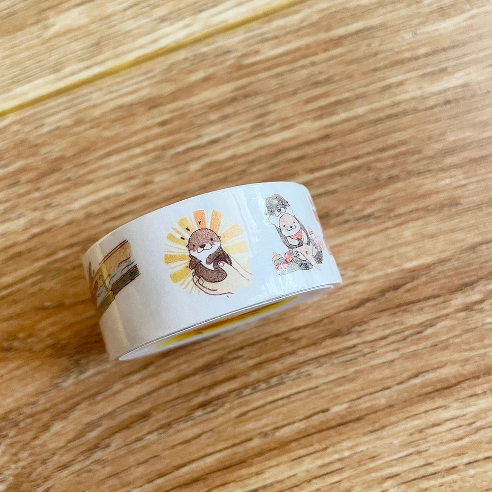 Otter's daily life washi tape