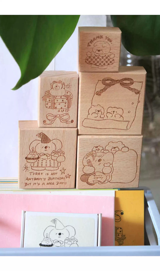 Koalawei wooden stamp