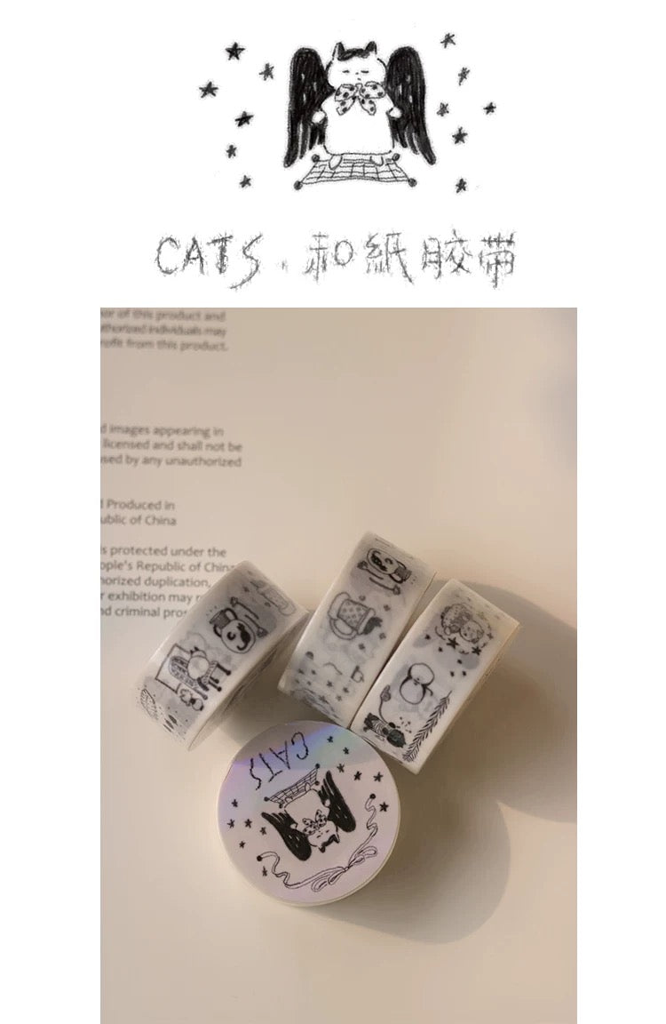 Koala Awei Washi Tape(Cats Theme)