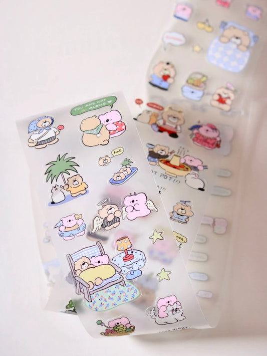 Koala Awei Die-Cut Sticker Tape (Clear Base)